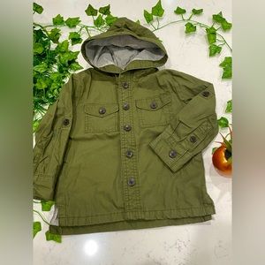 Kids 2T Green Jacket with hoodie